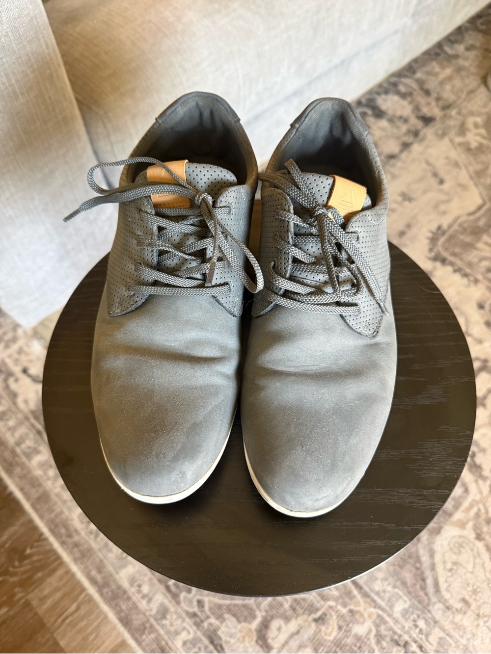 Aldo Men’s Aauwen Casual Sneaker Shoes Grey/Tan Size 8
